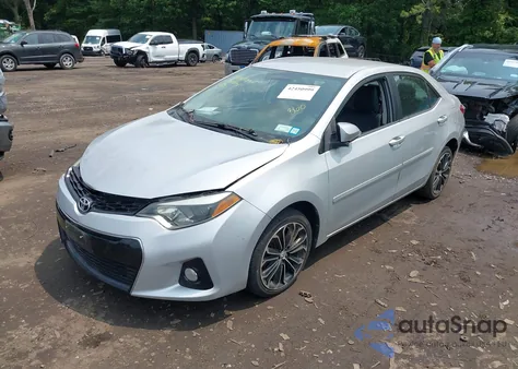 2015 Toyota Corolla S Plus из США, поврежденный, VIN 2T1BURHE9FC251311